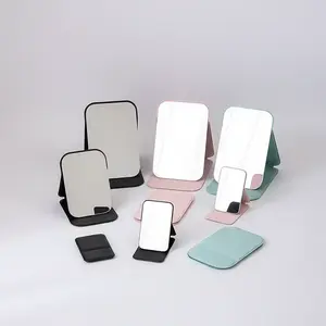 Portable Folding Makeup Mirror in Large, Medium, and Small Sizes, Essential for Touch-Ups, Versatile for Dorm, Travel, and Office Use