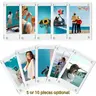 5/10pcs Magnetic Acrylic Fits Instax Mini Film (2x3 in) Transparent Small Photo Holder for Fridge & Locker Decor Portable Mini Picture Frame for Travel Memories & Party Giveaways Magnetic Picture Frames for Refrigerator