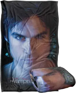 Vampire Diaries Damon Eyes Silky Touch Super Soft Throw Blanket 36" x 58",Damon Eyes
