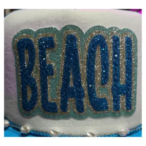 Beach Rhinestone Iron On Patch *PRE-ORDER*