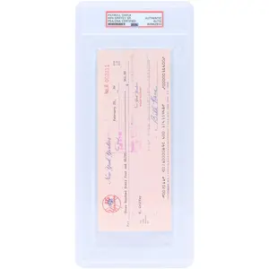 Ken Griffey Sr. New York Yankees Autographed Check from February 20, 1984 - PSA 84942933 - Fanatics Authentic Certified