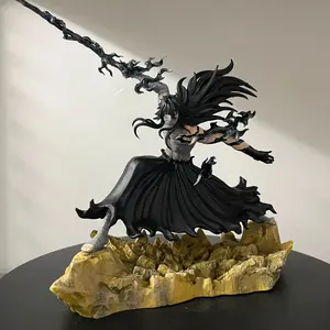 Bleach Ichigo Kurosaki Action Figure Statue – Hollowfied Ver. OR Getsuga Tensho Ver. PVC  Anime & Manga Figure Display Collectible