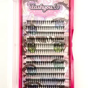 Anime Lashes Mix Tray 9-16mm for Eyelash Extensions - Makeup Cosmetic