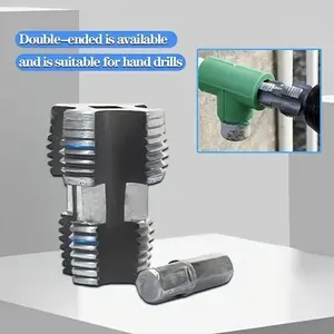 Npt Threaded Drill Bit Upgrade Version, Ideal for Plumbers & Electricians, Compatible with Ppr, Durable Metal Internal Pipe Line Tool