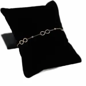 14K Gold Infinity Bracelet with Dainty Balls - Elegant Jewelry for Women