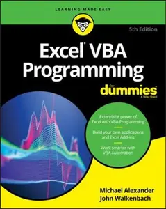 USED-Excel VBA Programming for Dummies by Alexander, Michael (Paperback)