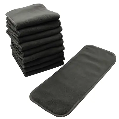 10pcs 4 Layers Microfleece Inserts