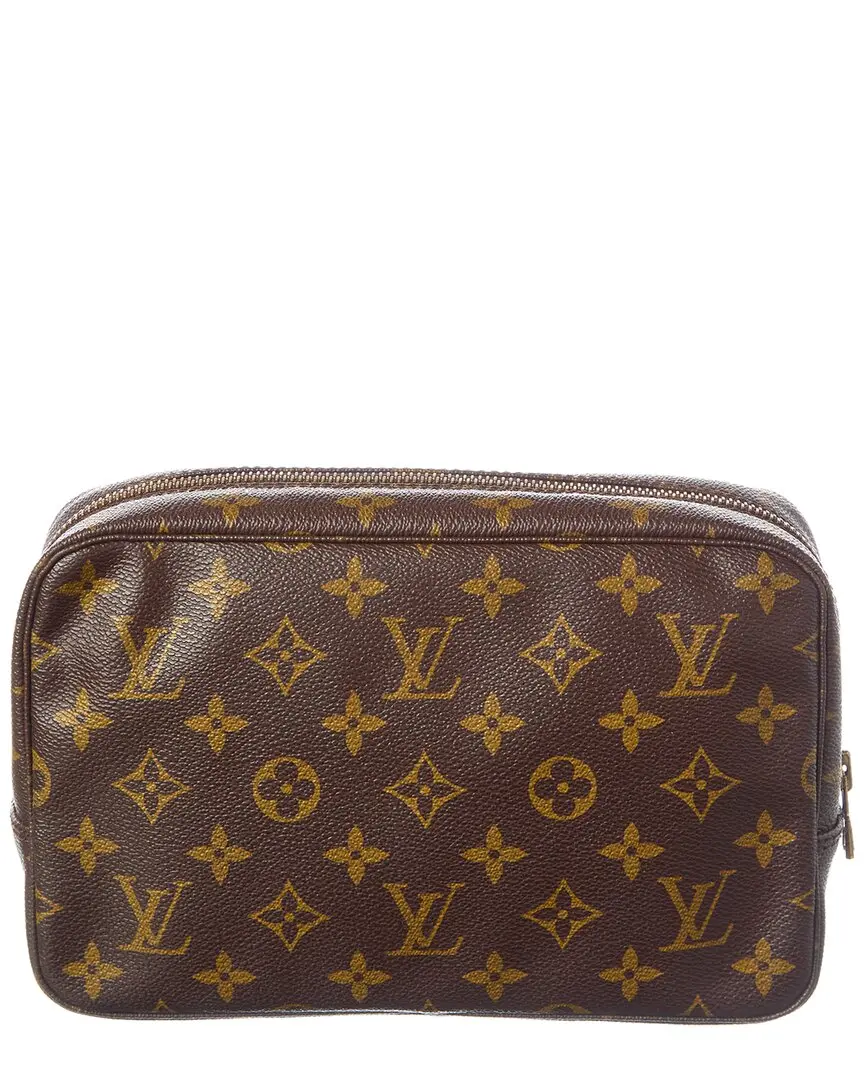 Louis Vuitton Brown Monogram Coated Canvas Trousse Toilette 23 (Authentic Pre-Loved)