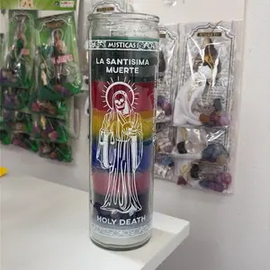 Veladoras Santa Muerte candle
