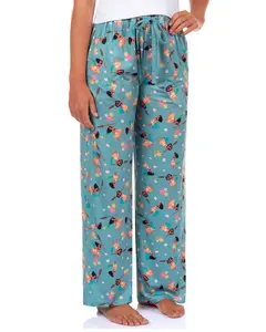 Disney Moana Pajama Pants Womens Tropical Seashell All Over Print PJ Bottoms