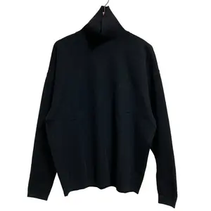 Pre-owned Chloé Wool Small Leather Goods Miss Chloe Logo Embroidered Turtleneck Sweater