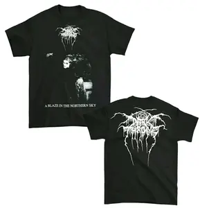 New Darkthrone A Blaze In The Northern Sky Black Metal Band Shirt  - Find Your Perfect Fit - Unisex Style Variety - Choose Your Fashion