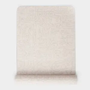 WeGym Suede Mat - Stone Graffiti