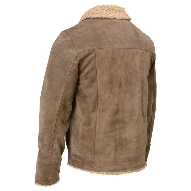 Milwaukee Leather Vintage Men's Classic Suede Leather Fashion Coat Jacket | SFM