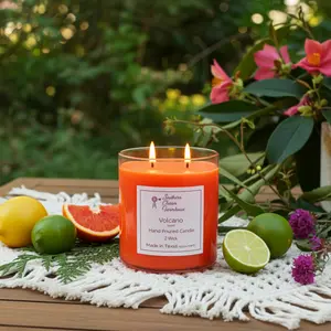 Volcano Candle, 2 Wick
