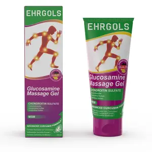 Advanced Joint Massage Gel with Glucosamine Chondroitin, Turmeric Curcumin & MSM | Deep Penetrating Non-Greasy Topical Rub for Knee, Back, Shoulder, Hand & Muscle Discomfort | Fast-Acting Relief for Daily Aches & Activity Recovery | 3.4 Fl Oz