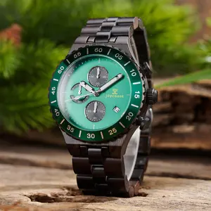 Kilimanjaro Zebrawood Chronograph Watch