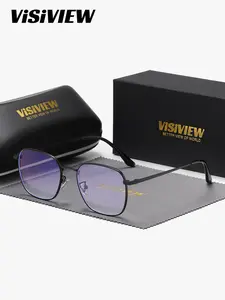 Unisex Stylish Full-frame Glasses, Anti-blue Light Glasses, Fashion Eyewear for Everyday Use, Trendy All-match Accessories for Outdoor Activities for Women Men, Tinted Lens Frames