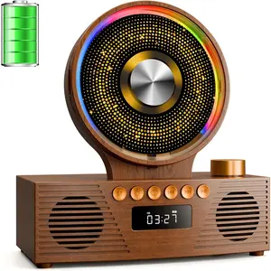 Retro Portable CD Player for  Decor, CD Player with Speakers, //Remote, Desktop  CD Players for  to Seniors, Combo with Radio/USB Driver/Stereo Sound/AUX/Timer