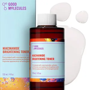 Good Molecules Niacinamide Brightening Toner - Toner for Face with Niacinamide and Arbutin for Skin Tone Balancing- Pore Minimizer, Facial Skin Care