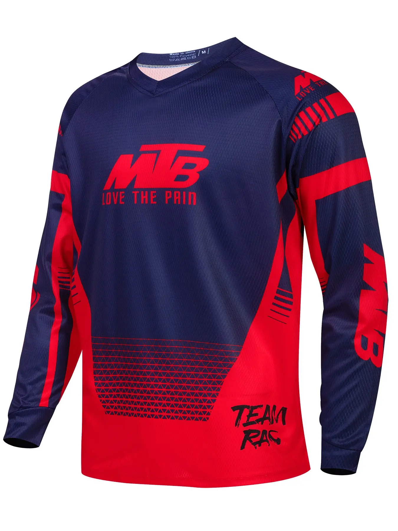 MTB Long Sleeve Cycling Shirt, Quick-Dry Outdoor Mountain Bike Tee, Adventure Gear for Off-Road Biking, Durable Bicycle Apparel, Cyclist Jersey