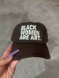 Mocha Black Women Are Art Dad Hat