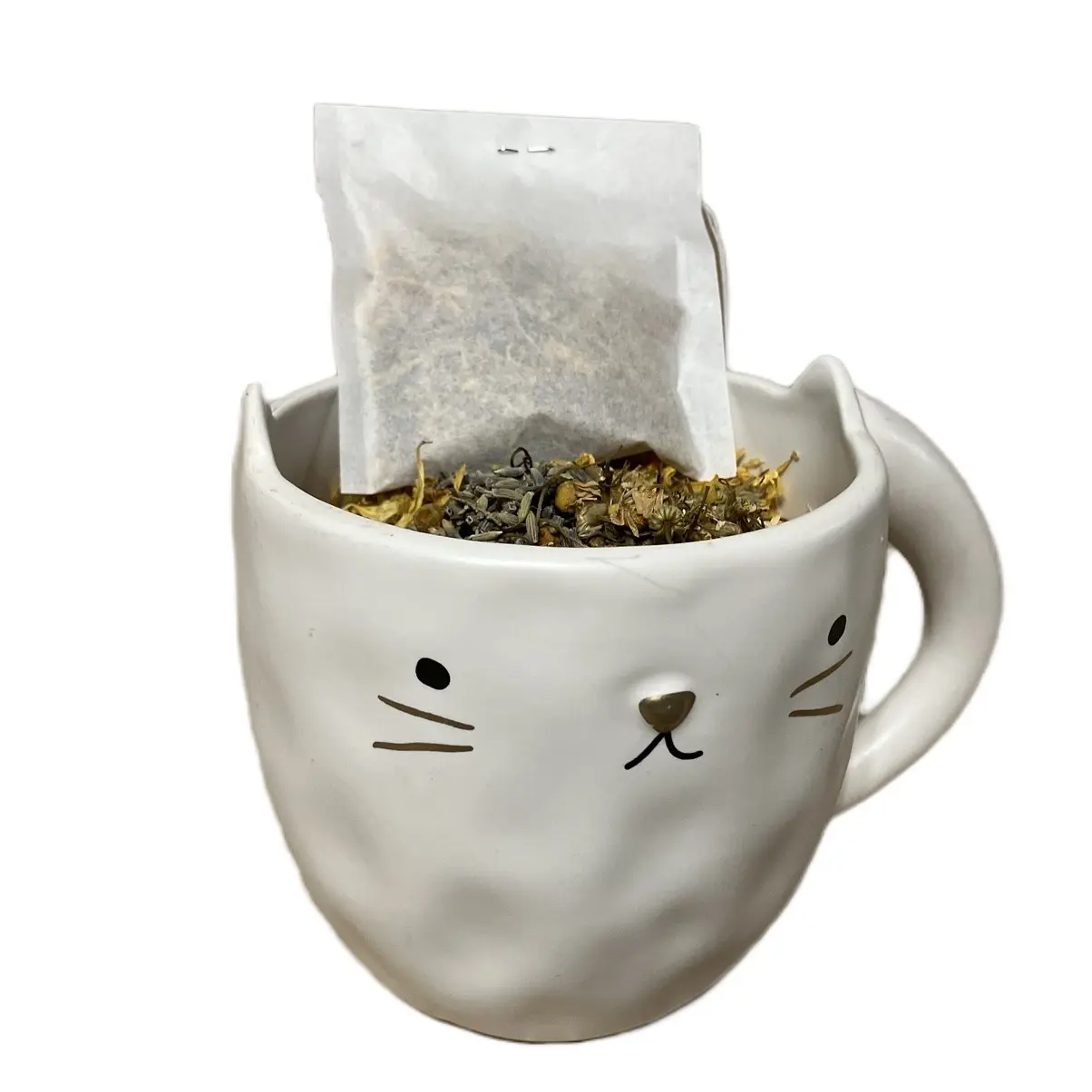 **Lunar Peace Tea: A Soothing Blend of Calendula, Lavender, and Chamomile for Tranquility Under the Moonlight, Herbal Beverage**