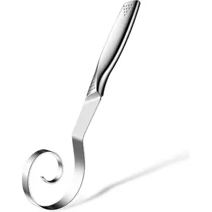 Seamless Danish Dough Whisk Stainless Steel Bread Sourdough Whisks for Cooking, Whisking, Pizza, Pastry, Cake Batter, Biscuits,Dishwasher Safe Dutch Whisk 10"