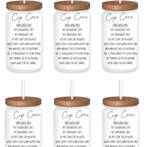100 Cup/Tumbler Care Stickers