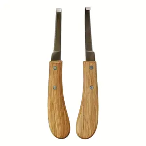 2 Pcs Stainless Steel Hoof Trimmer Kit, Horse Equestrian Equipment for Hoof Repair and Cleaning