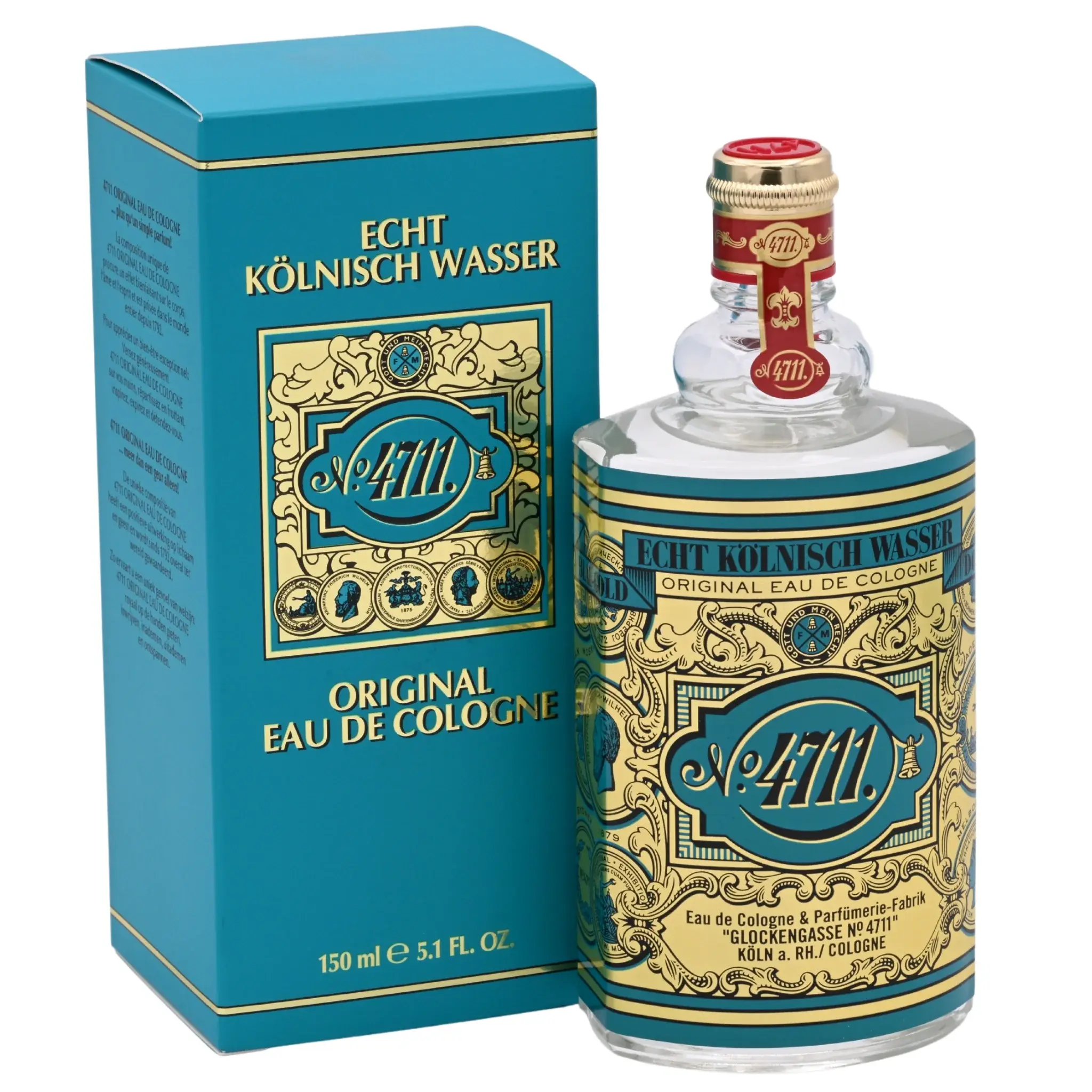 Maurer & Wirtz 4711 Original Eau de Cologne (EDC) Unisex 5.1 oz / 150 ml, New Retail Box
