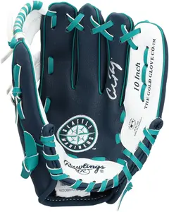 Cal Raleigh Seattle Mariners Autographed Rawlings 10" Collectible Team Logo Glove - Fanatics Authentic Certified