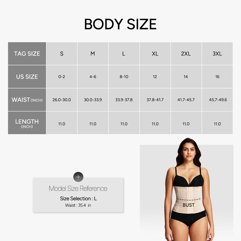 [MAX] Nebility Women's 2-Piece Sports Shapewear Set - Adjustable Waist Cincher & Breathable Sports Belt, Comfort Compression Activewear Basic Minimalist