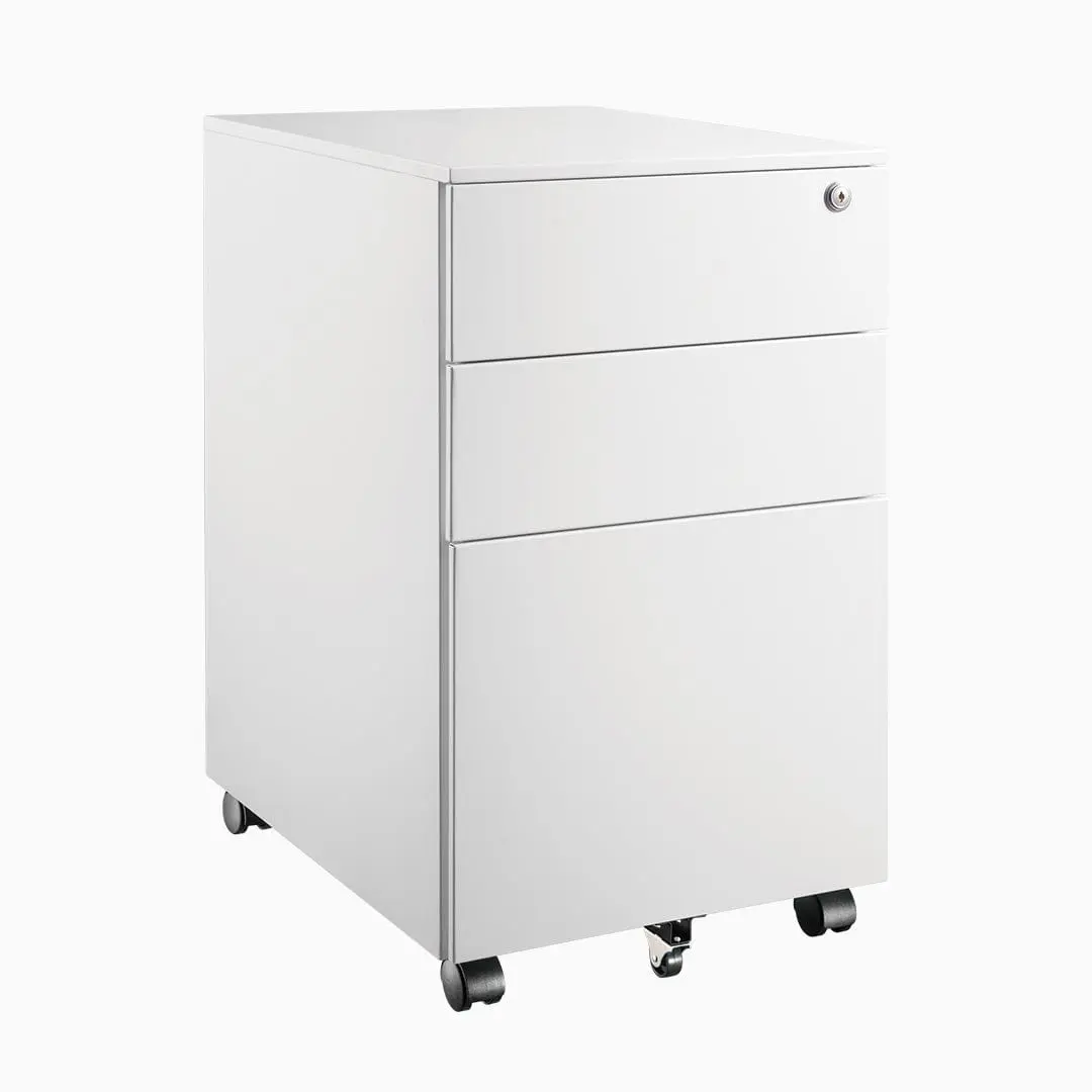 Desky GO Slimline Steel Mobile Pedestal