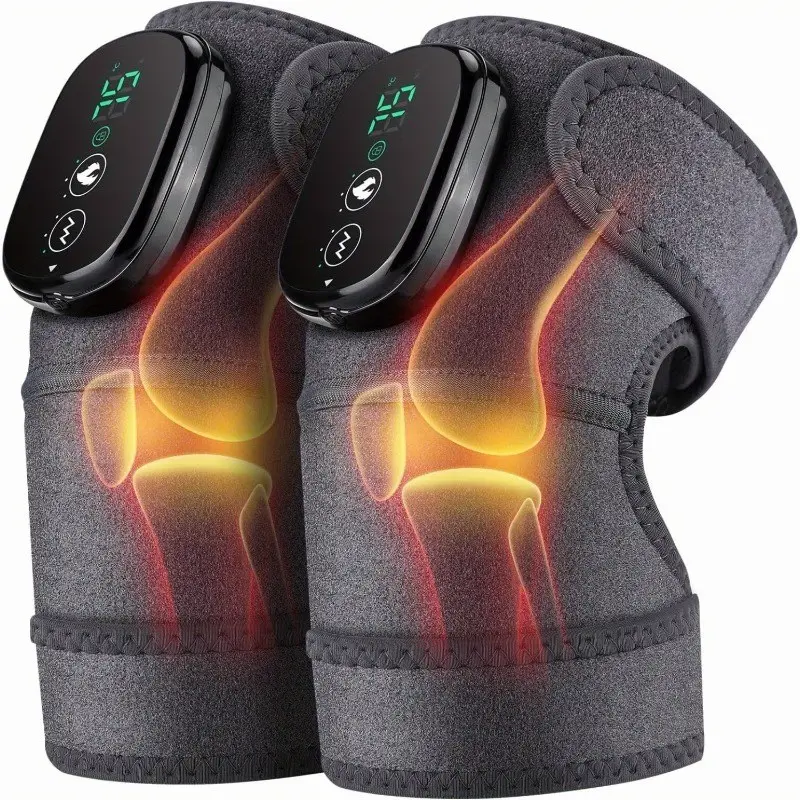 A 3-In-1 Knee Pad with a Vibrating Massager for The Shoulders, Knees, And Elbows, Featuring a Heating Pad with a Massager, And a Wireless Heating Vibrating Knee Massager