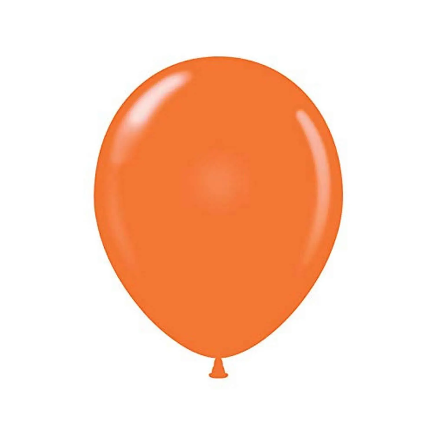 Tuf-Tex 15005 Orange Latex Party Balloons, 5", Orange, Pack Of 50