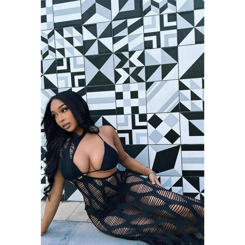 Toes In The Sand 3 Piece Bikini Set - Black