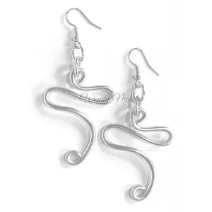 Peace Earring Silver Lightweight Women's Fashion Accessories