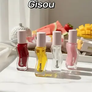 Gisou Infused Lip Oil – Hydrating & Glossy Lip Oil with Jojoba Seed Oil, Non-Sticky Shine, Contain Fresh Honey, Watermelon Sugar, Strawberry Sorbet, Mango Passion Punch, 0.27 Fl Oz