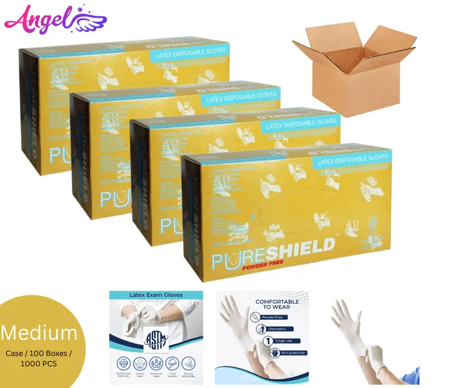Pureshield Gloves (Medium - Case / 10 boxes / 1000 PCS)