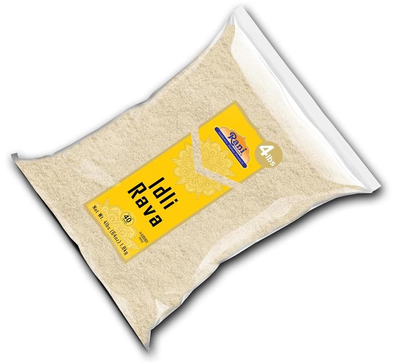 Rani Idly Rava (Parboiled Cream of Rice) 64oz (4lbs) 1.81kg ~ All Natural | Vegan | Gluten Friendly | NON-GMO | Indian Origin