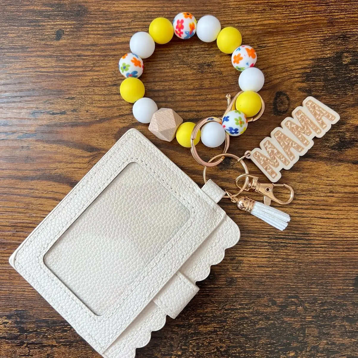 Mama wristlet with id card holder