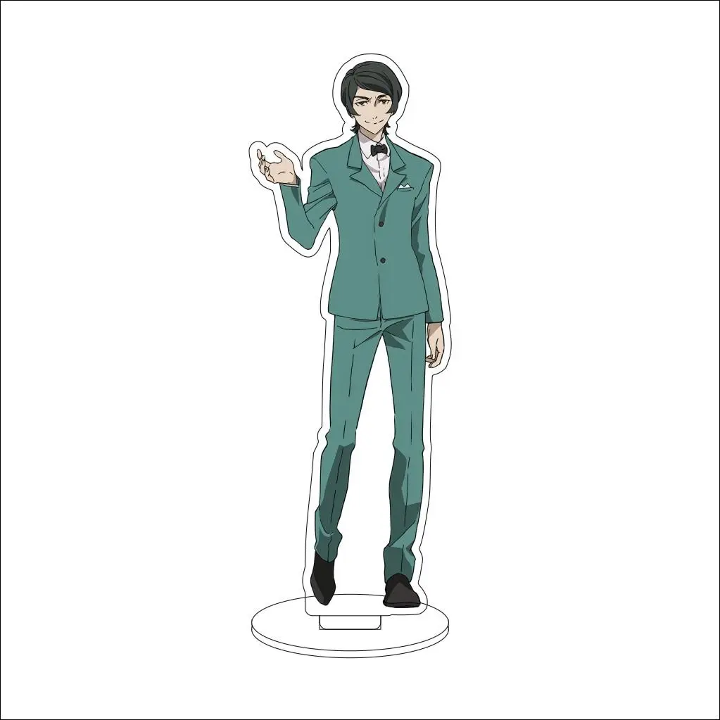 16CM Anime Cosplay Acrylic Stand Ornaments Edogawa Rampo Kunikida Doppo Dazai Osamu Figure Stand Halloween Christmas Gifts