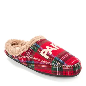 Dearfoams Men's Papa Bear Clog Slipper