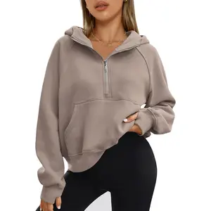 Womens Hoodies Fleece Fall Fashion Outfits Workout Sweatshirts Y2k Winter Zip Up Jackets Oversized Tops Clothes 2025