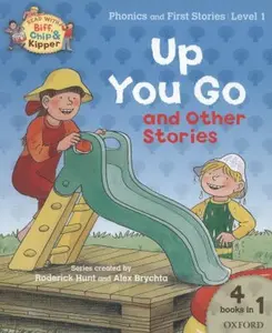USED Book - Oxford Reading Tree Read With Biff, Chip, and Kipper: Level 1 Phonics & First Stories: Up You Go and Other Stories by Roderick Hunt (Paperback) - english