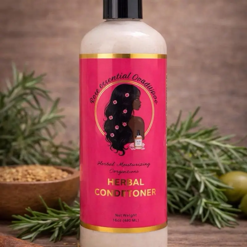 Herbal Conditioner, Nourishing Haircare Product for Daily Use - Cleanser to Restore Hair Health