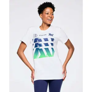 Zumba Out Loud Crew Neck Tee - White