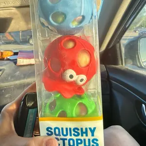 Squishy octopus 3 pack stress relief toy