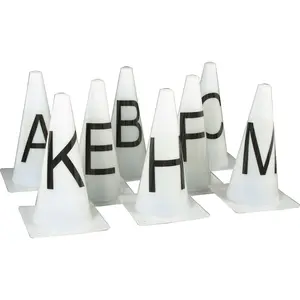 Dressage Training Letters - Set of 8 Cones